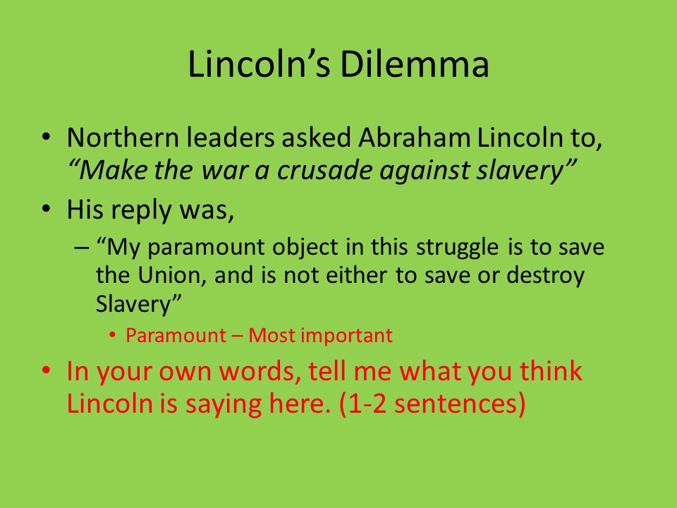 Lincoln in His Own Words